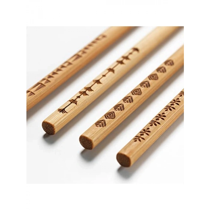 Bambu Yemek Çubukları Seti, 4 Çift