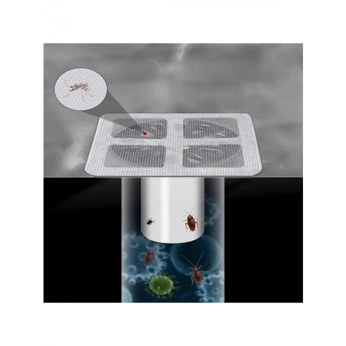 Banyo, Mutfak ve Lavabo Gider Süzgeci - 10 Adet, Haşere Önleyici