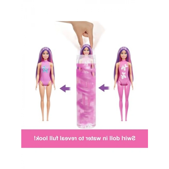 Barbie Renk Değiştiren Bebek ve Aksesuar Seti