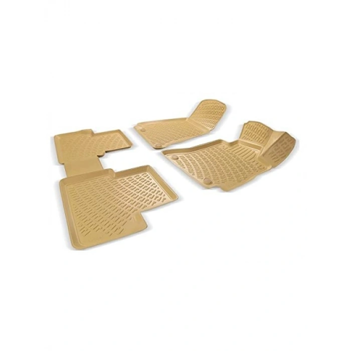 Bej Renkli TPE Paspas - Ford Connect 2002-2013 Uyumlu