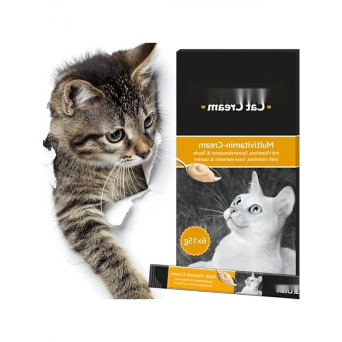 Besleyici Multivitaminli Sıvı Kedi Ödülü - 6x15gr