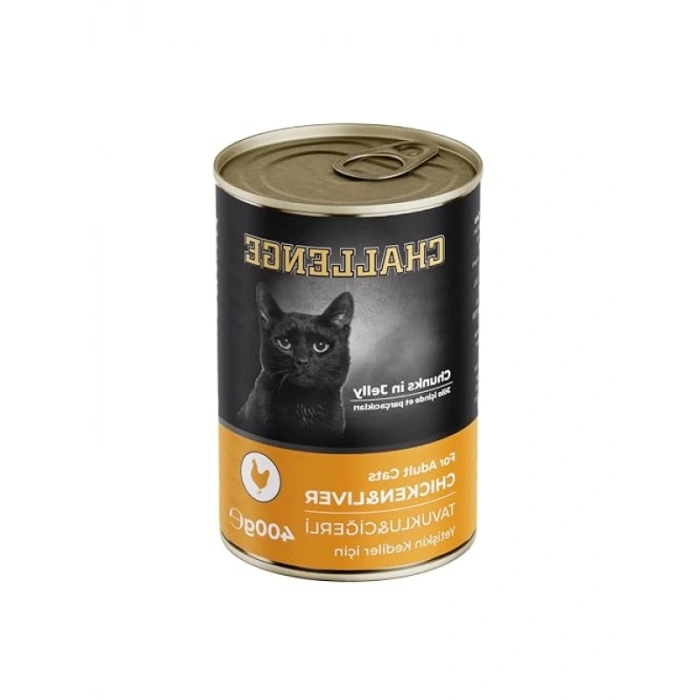 Besleyici Tavuklu Ciğerli Konserve Kedi Maması 400 gr