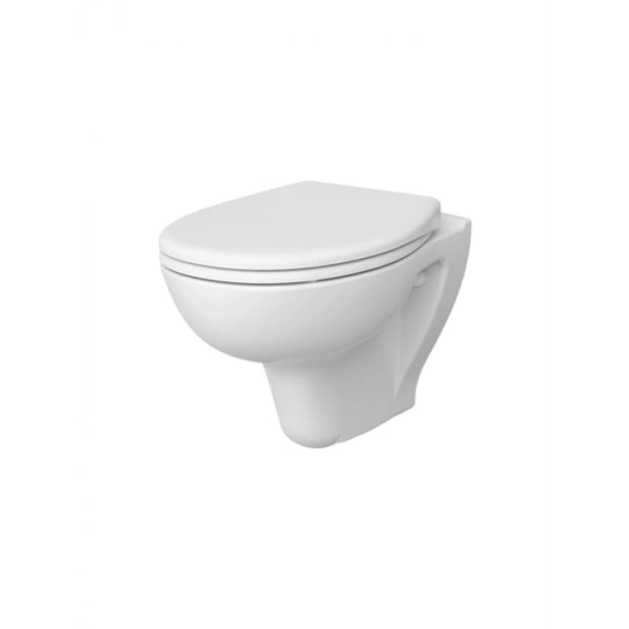 Beyaz Asma Klozet - 52 cm Universal Taharet Borulu