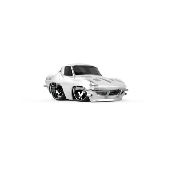 Beyaz Muscle Araba - 1963 Chevy Corvette Stingray Model Araba
