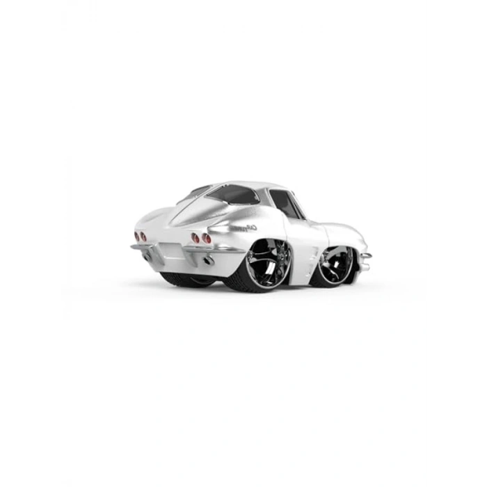 Beyaz Muscle Araba - 1963 Chevy Corvette Stingray Model Araba