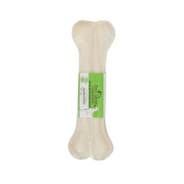 Beyaz Pres Kemik 15,5 cm - 90 Gram Doğal Köpek Ödül Maması