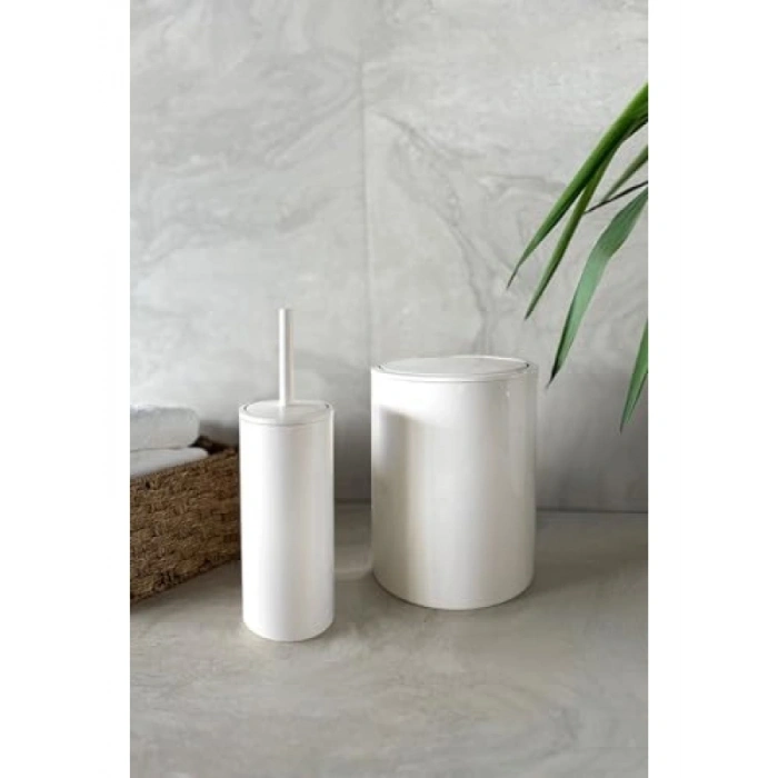 Beyaz Renkli 2li Banyo Seti - Şık ve Kullanışlı