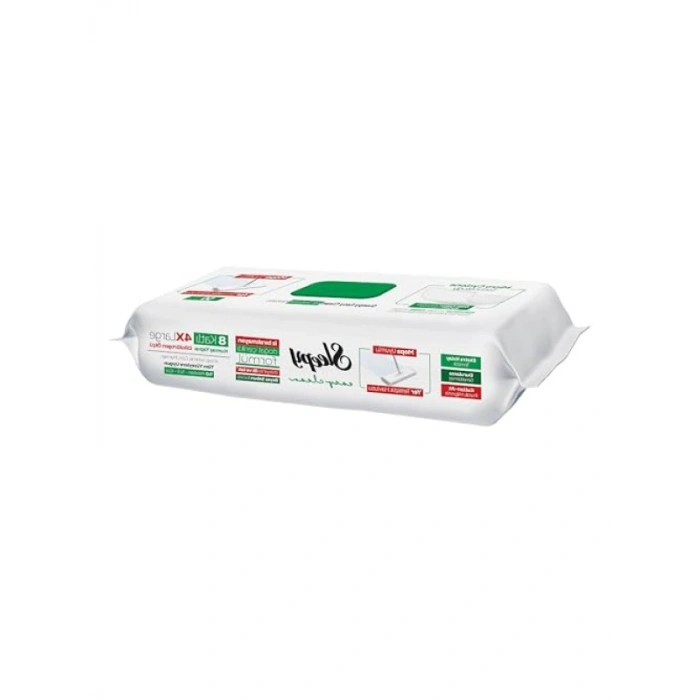 Beyaz Sabun Katkılı Yer Temizlik Havlusu, 3x50 Yaprak