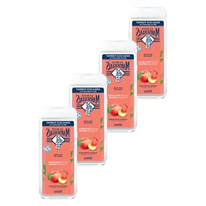 Beyaz Şeftali & Nektarin Aromalı Duş Jeli (4 x 650 ml)