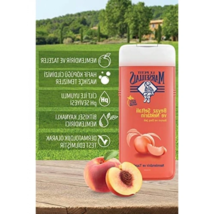 Beyaz Şeftali & Nektarin Aromalı Duş Jeli, 650 ml