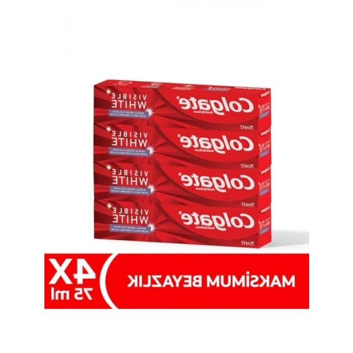 Beyazlatıcı Diş Macunu, 75ml x 4 Adet