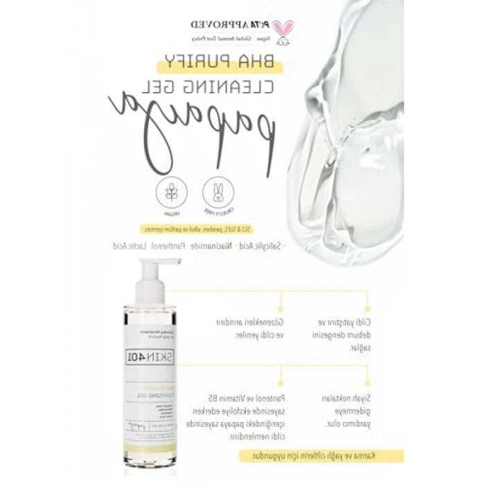 BHA Temizleyici Siyah Nokta Karşıtı Yüz Temizleme Jeli - 200ml