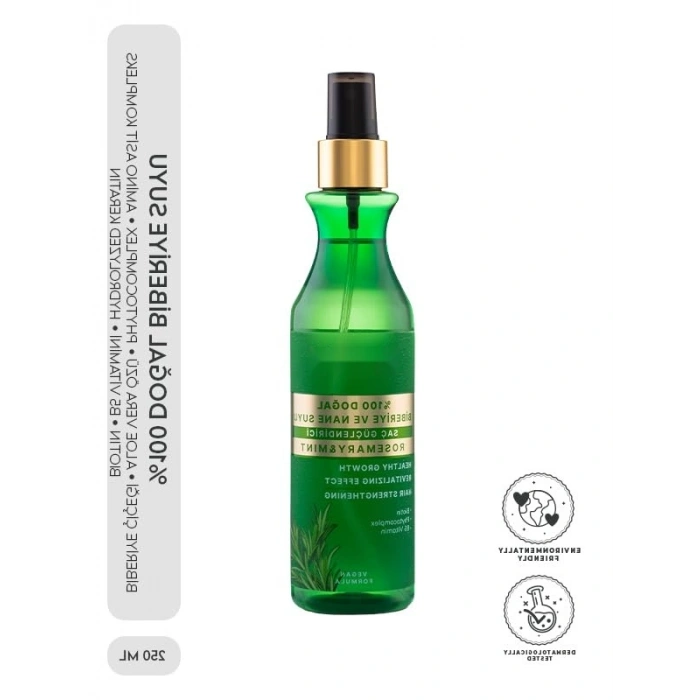 Biberiye ve Nane Özlü Saç Güçlendirici Tonik | 250ml