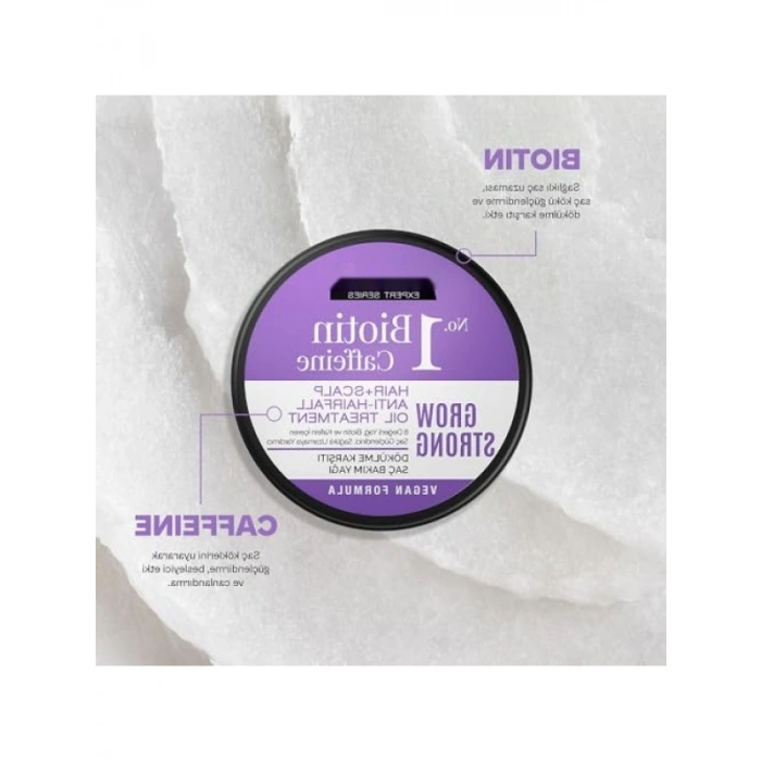 Biotin & Kafein İçeren Saç Güçlendirici Bakım Yağı 240 ml