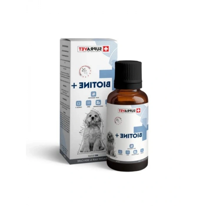Biotin ve Çinko İçeren Köpek Tüy Sağlığı Damlası - 100 ML