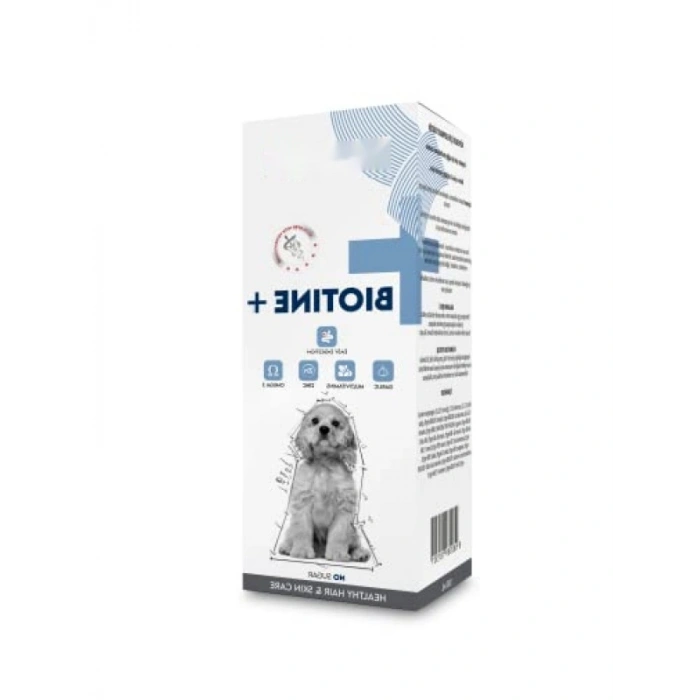 Biotin ve Çinko İçeren Köpek Tüy Sağlığı Damlası - 100 ML