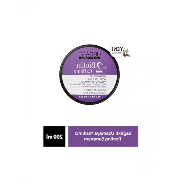Biotin ve Kafein İçeren Dökülme Karşıtı Peeling Şampuan - 200g