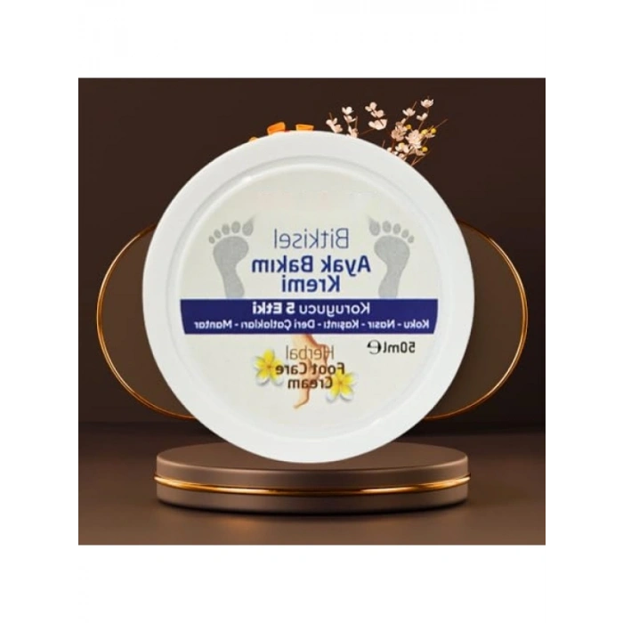 Bitkisel Ayak Bakım Kremi - 50 ml - Koku Karşıtı ve Koruyucu