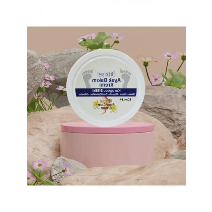 Bitkisel Ayak Bakım Kremi - 50 ml - Koku Karşıtı ve Koruyucu