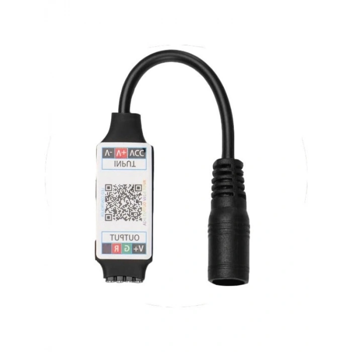 Bluetooth Kontrollü RGB Şerit LED Kontrol Cihazı - 10 Metreye Kadar