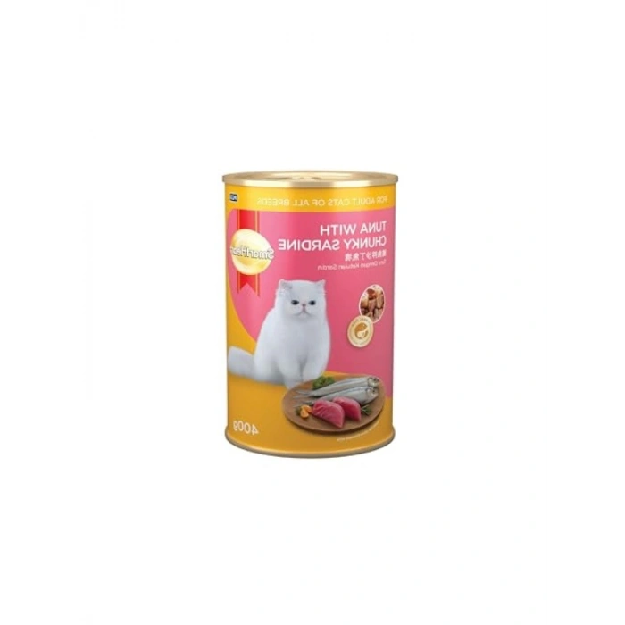 Bodur Sardalya ile Ton Balıklı Kedi Konservesi, 400 gr
