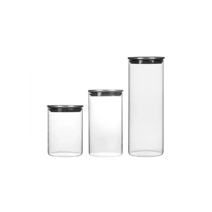 Borosilikat Cam Sızdırmaz Saklama Kabı, 850 ml Kapasite