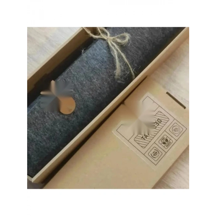 Büyük Boy Koyu Gri Keçe Mousepad, 50x100 CM