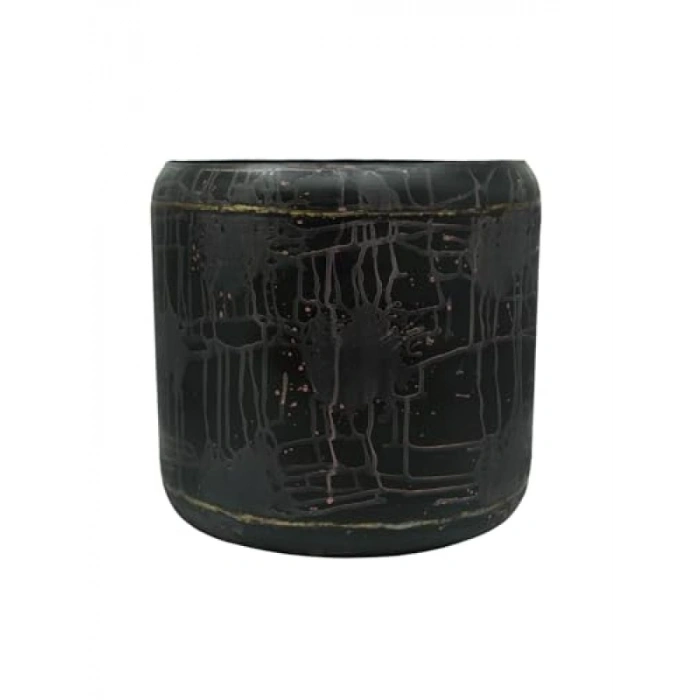 Büyük Metal Saksı - 39x35 cm