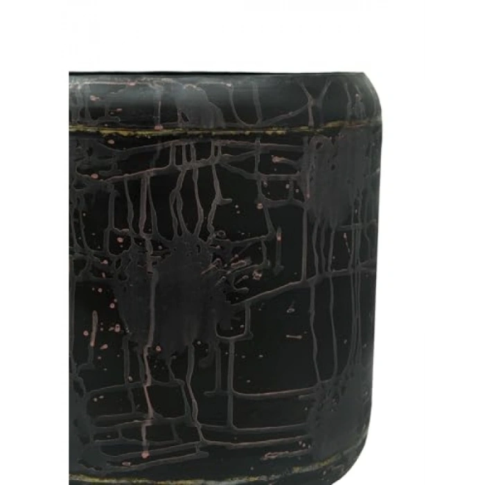 Büyük Metal Saksı - 39x35 cm