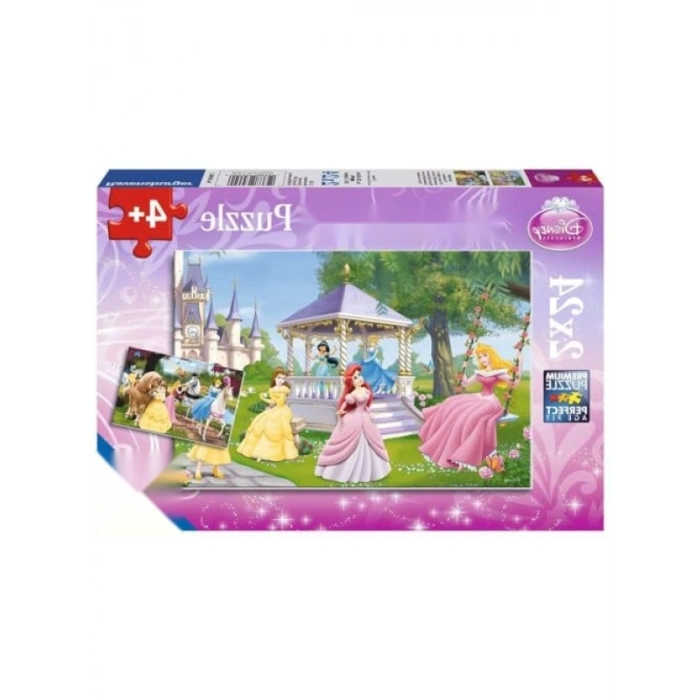 Büyülü Prensesler Temalı 48 Parça Puzzle - Eğlenceli ve Kaliteli