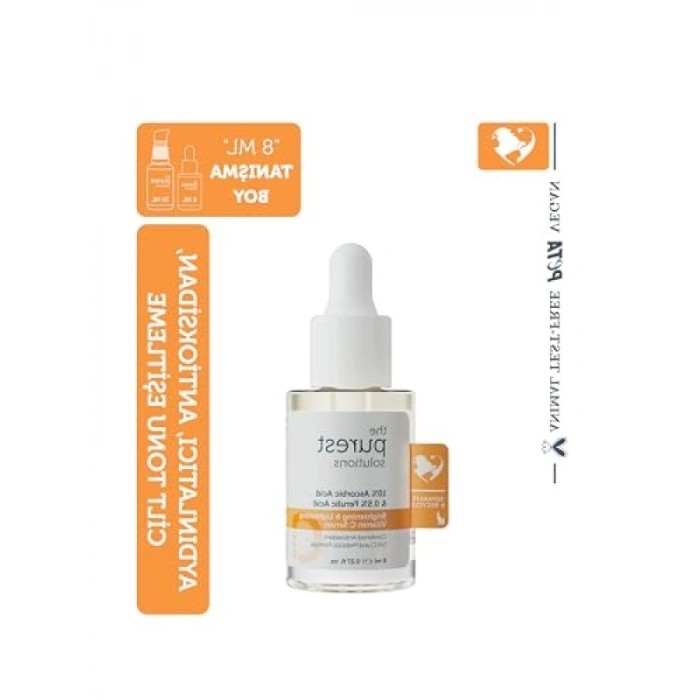 C Vitamini Aydınlatıcı ve Cilt Tonu Eşitleyici Serum, Seyahat Boy 8 ml