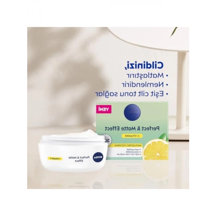 C Vitaminli Yüz Bakım Kremi - 50 ml, Matlaştırıcı