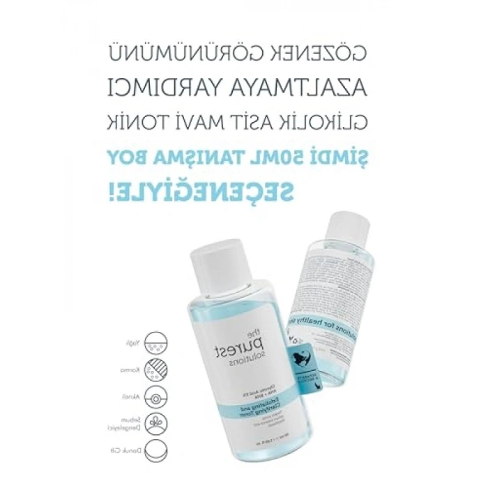 Canlandırıcı Glikolik Asit Mavi Tonik - 50 ml Seyahat Boy