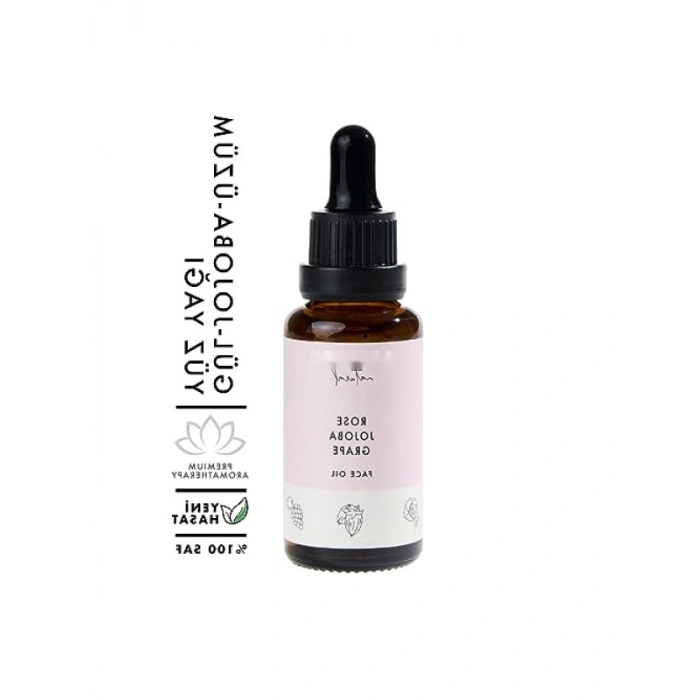 Canlandırıcı Yüz Yağı - Gül & Jojoba, 30 ml