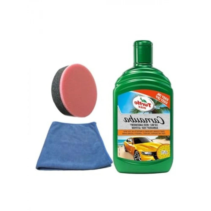 Carnauba Cila Seti, Sünger ve Temizlik Bezi ile