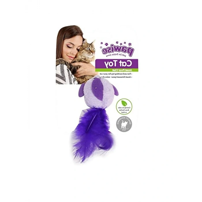 Catnipli Peluş Kedi Oyuncağı - 12 cm Uzunluk