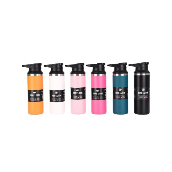 Çelik İçli Termos, 500 ml Kapasite, Pembe Renk