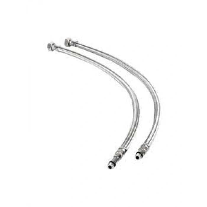 Çelik Paslanmaz Flex Bağlantı Hortumu - 3/8 M8 (2 Adet, 50 cm)