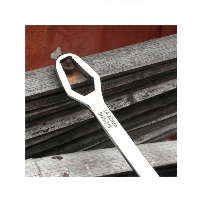 Çift Ağızlı Kendinden Sıkma Anahtar, Çelik, 8-22 mm