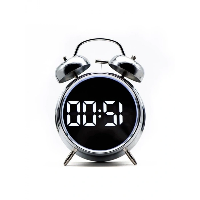 Çift Alarm Fonksiyonlu LED Ekranlı Masa Saati