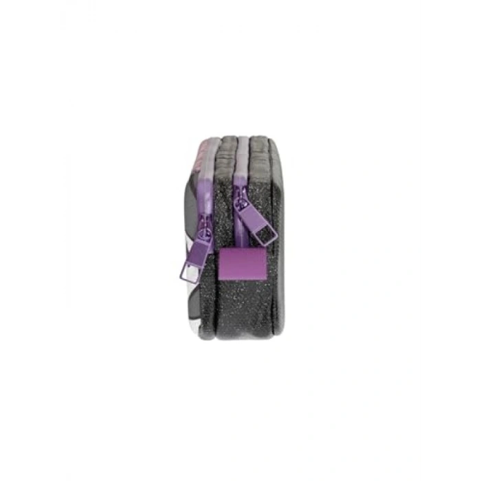 Çift Bölmeli Polyester Kalem Kutusu - 20x7x10 cm
