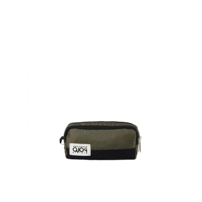Çift Bölmeli Yeşil Kalemlik - Unisex Çocuk