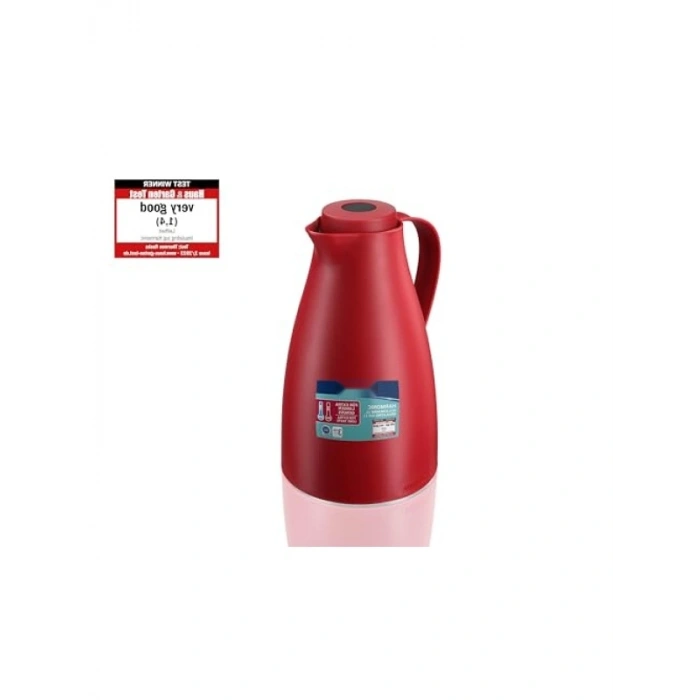 Çift Duvarlı Kırmızı Termos 1 Litre