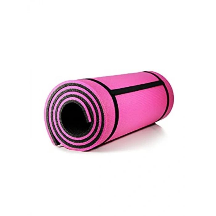 Çift Taraflı 10 Mm Kalınlığında Pembe Pilates Matı (180x60 cm)