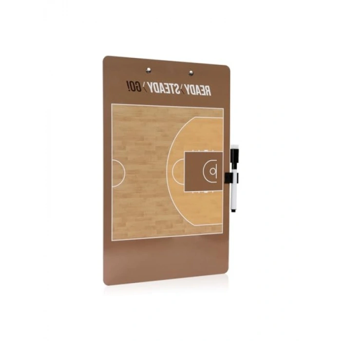 Çift Taraflı Basketbol Taktik Tahtası - 35x22 cm