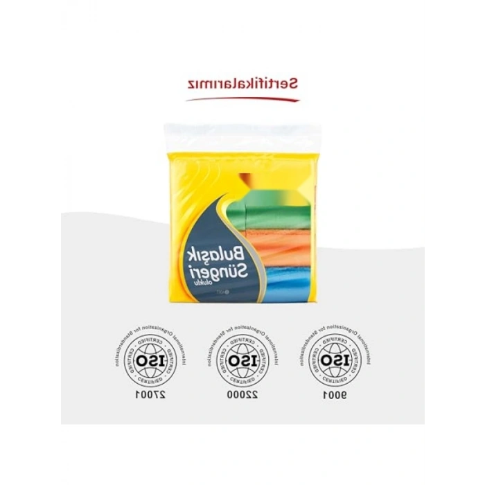 Çift Taraflı Oluklu Bulaşık Süngeri 8li Paket