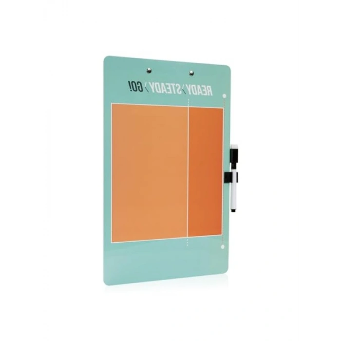 Çift Taraflı Voleybol Taktik Tahtası - 35x22 cm