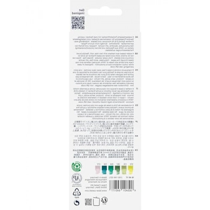 Çift Uçlu Markör Seti, Kaligrafi ve Detay Çizimler İçin, 6lı Renkli Set