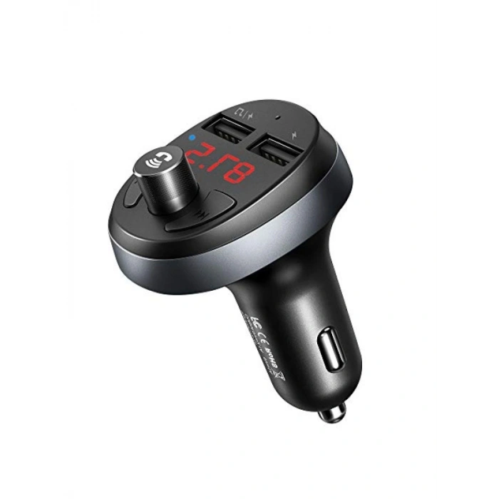 Çift USB Çıkışlı Bluetooth Araç Şarj Cihazı