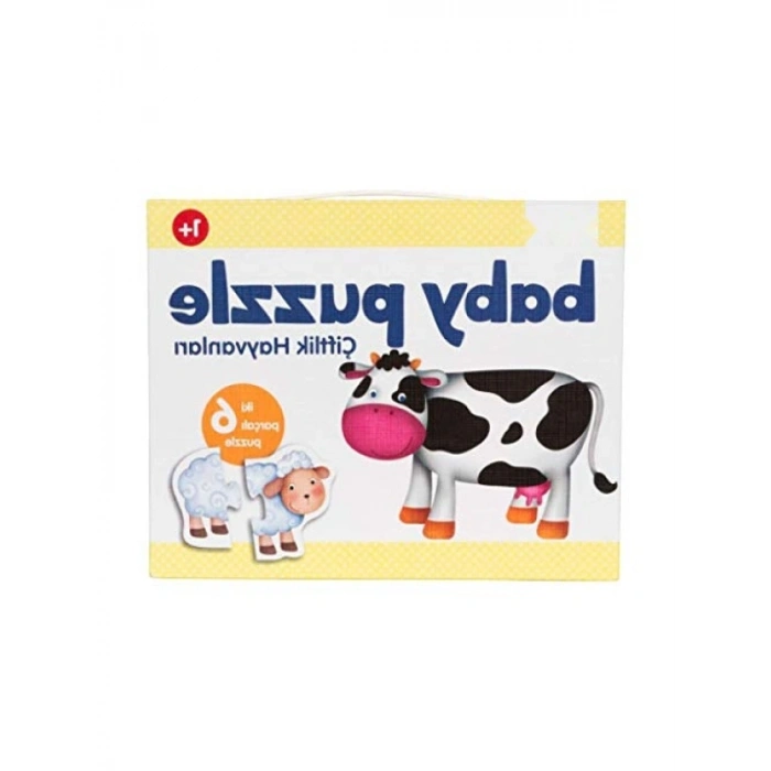 Çiftlik Hayvanları Temalı Puzzle - Eğitici Oyun Seti